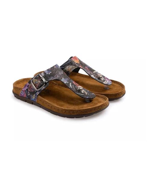 Rohde Brown Flat sandals