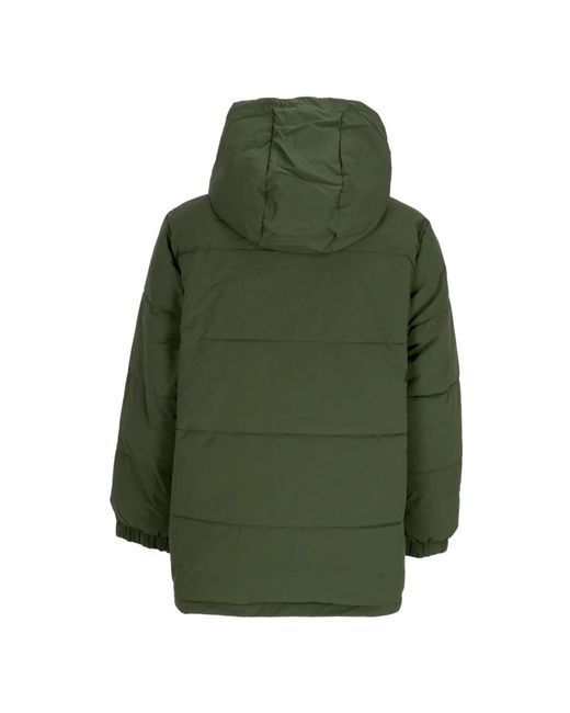 Obey Jassen ,Groen ,Polyester Groene Puffer Donsjas Met Hoge Kraag in het Green voor heren