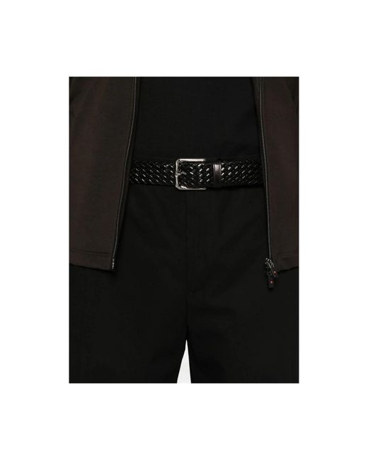 BRIGLIA Black Suit Trousers for men