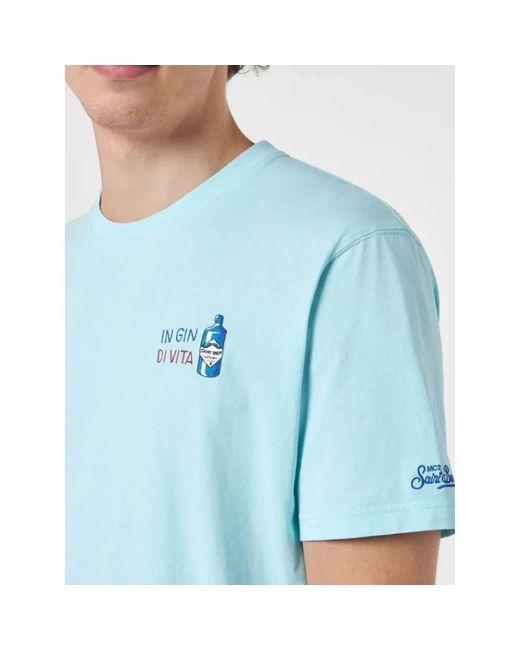 Mc2 Saint Barth Celeste portofino t-shirt in Blue für Herren