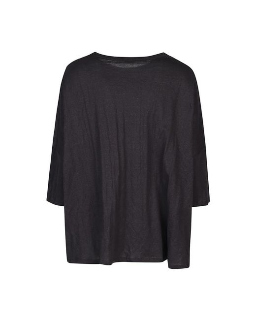 Apuntob Black Oversized Tops