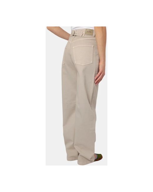 Trousers > wide trousers Jijil en coloris Natural
