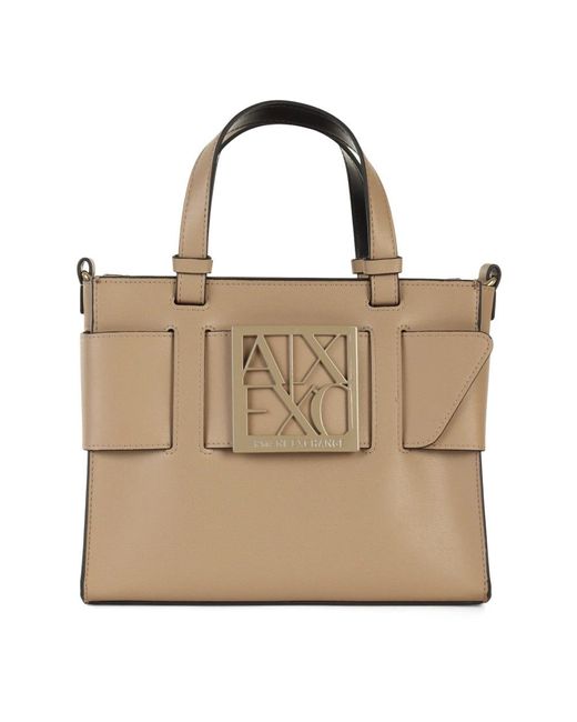 Armani Exchange Natural Handbags