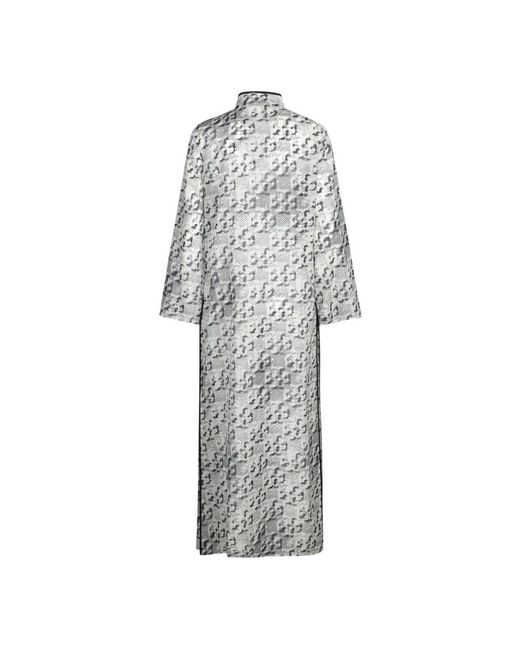 Tory Burch Lange Kaftan in het Gray