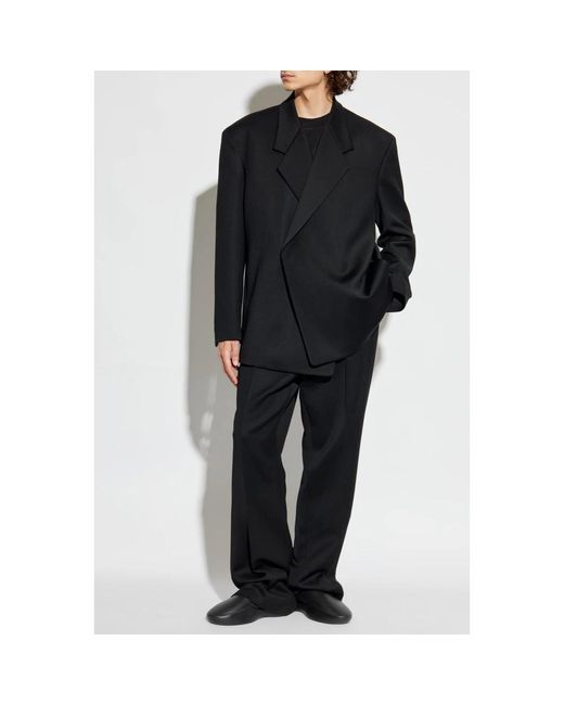 Fear Of God Wide Trousers in het Black voor heren