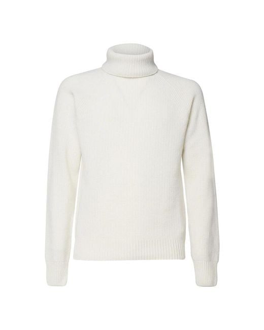 K-Way White Turtlenecks for men
