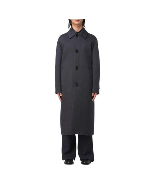 Single-Breasted Coats Fendi de hombre de color Black