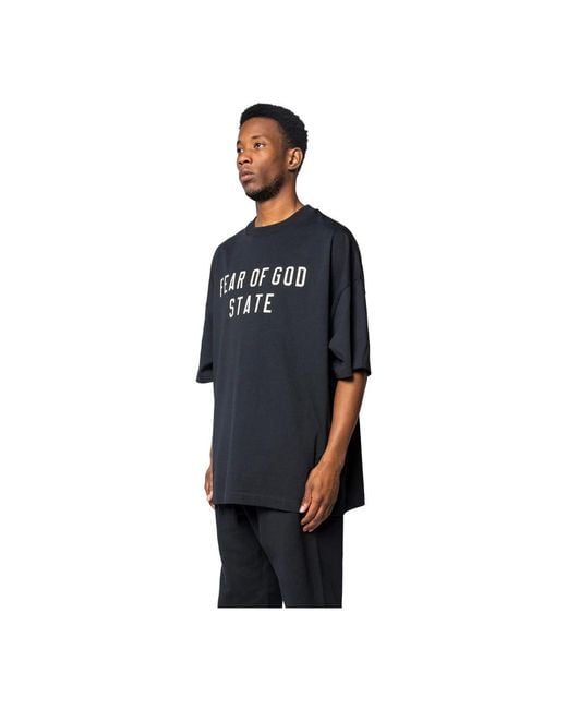 T-Shirts Fear Of God de hombre de color Black