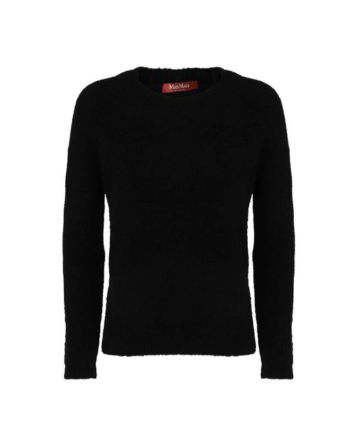Knitwear > round-neck knitwear Max Mara Studio en coloris Black