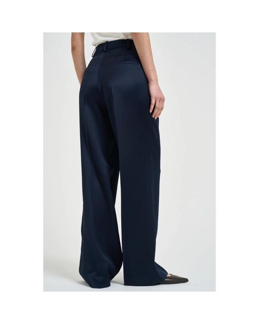 Anine Bing Blue Wide Trousers