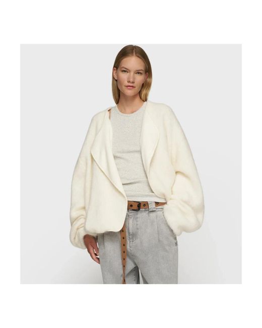 10Days Natural Faux Fur & Shearling Jackets