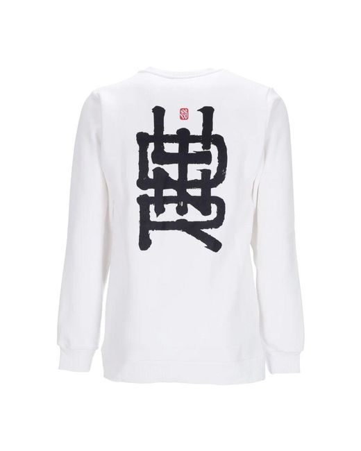 DOLLY NOIRE Barcellona X Dlynr Crewneck Sweatshirt Weiß in White für Herren