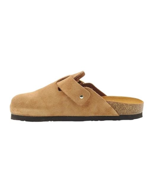 Mules di Frau in Brown