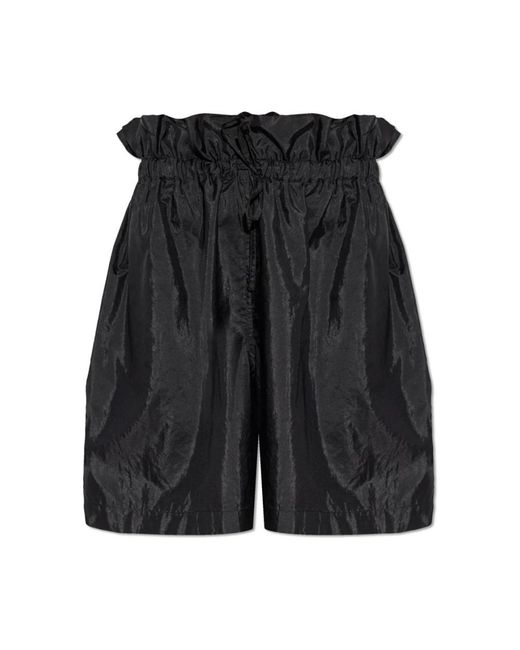 Jil Sander Korte Broeken ,Zwart ,Loose-Fit Shorts in het Black