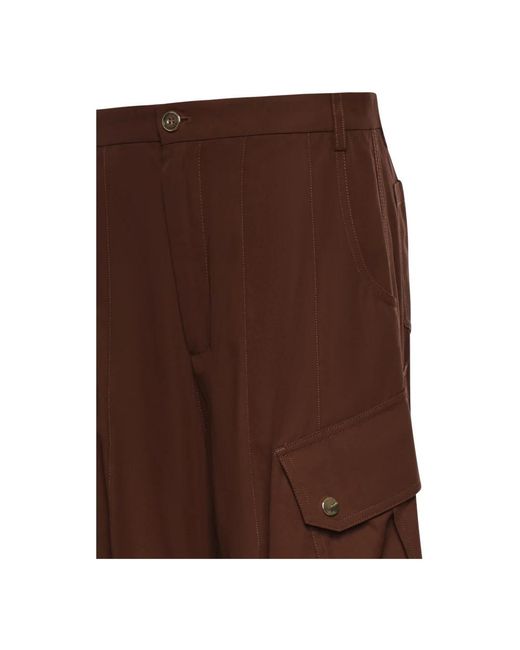 Pinko Brown Wide Trousers