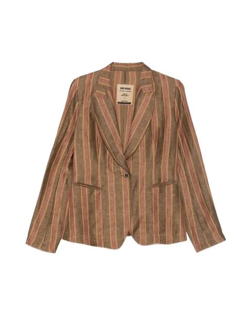 Uma Wang Brown Blazers