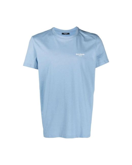 Balmain Blue T-Shirts for men