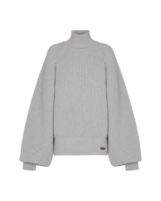 Balmain Turtlenecks in het Gray