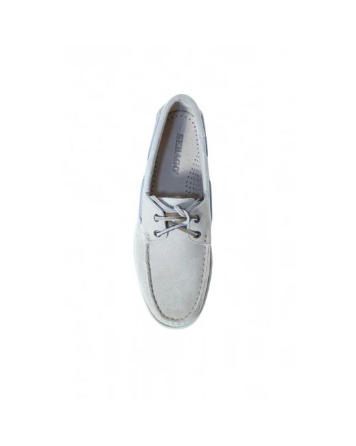 Sebago White Sailor Shoes for men