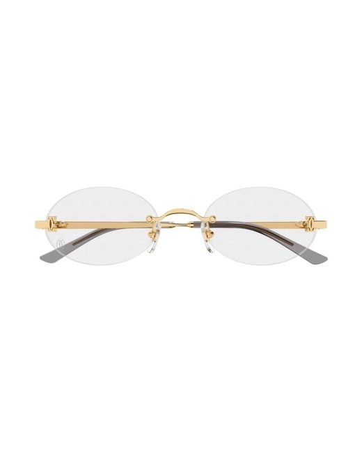 Cartier Metallic Sunglasses