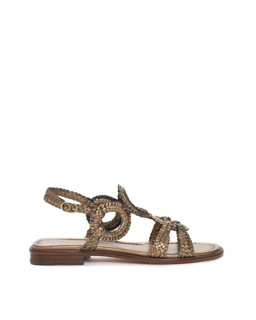 Pons Quintana Brown Flat Sandals