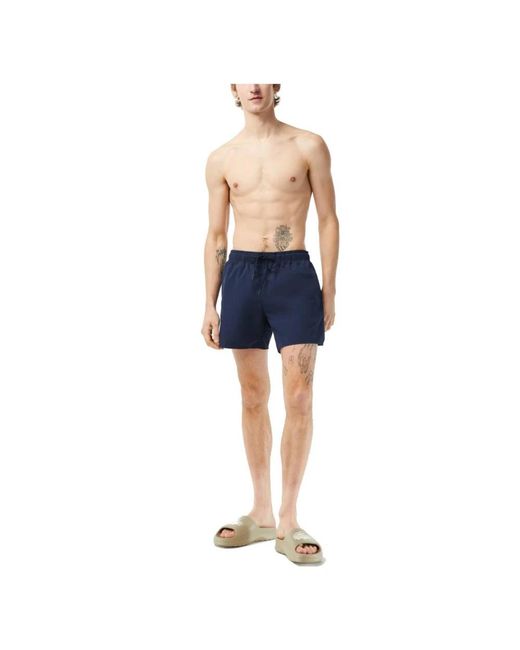 Lacoste Badmode ,Blauw ,Zwemkleding in het Blue voor heren