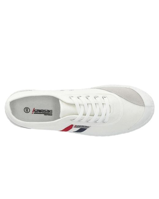Kawasaki Retro canvas sneakers in White für Herren