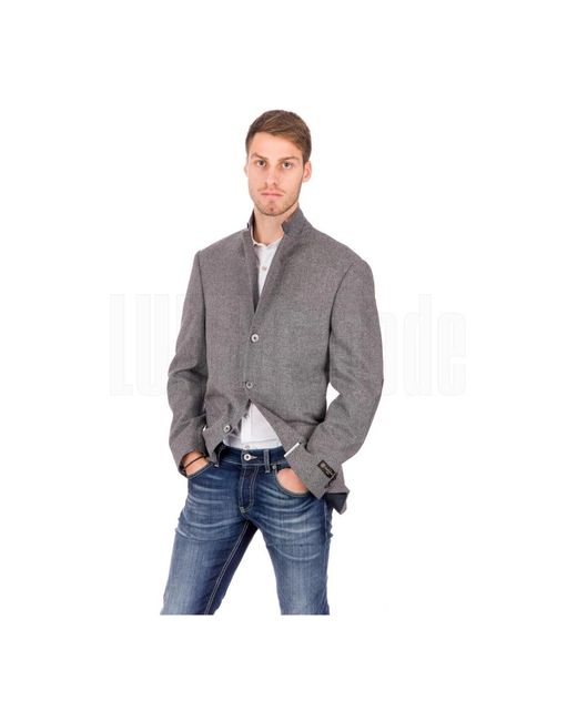 Corneliani Gray Blazers for men