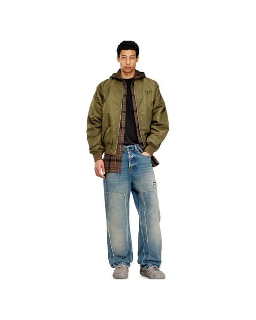 Bomber Jackets DIESEL de hombre de color Green