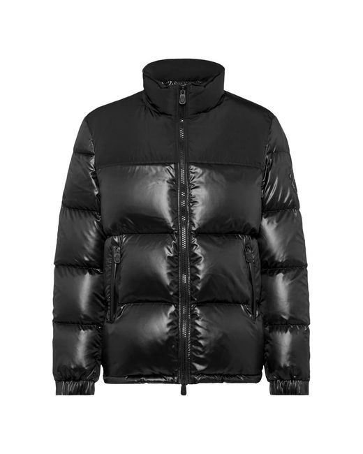 Billionaire Jassen ,Zwart ,Nylon Nylon Down Jacket Bicolor Crest in het Black voor heren