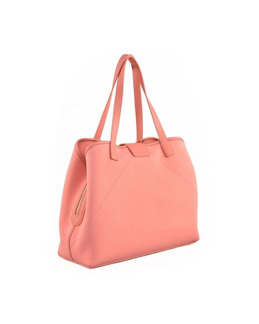 Shopper in neoprene con chiusura a zip di Marella in Pink