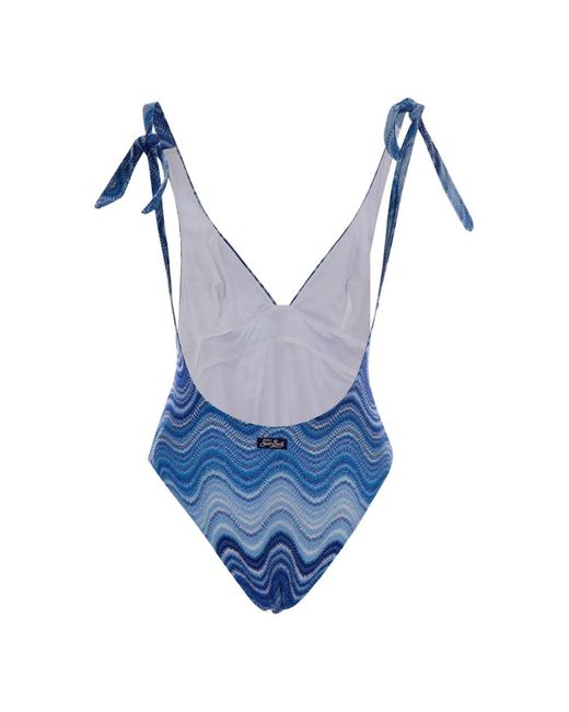 Mc2 Saint Barth Blue One-Piece