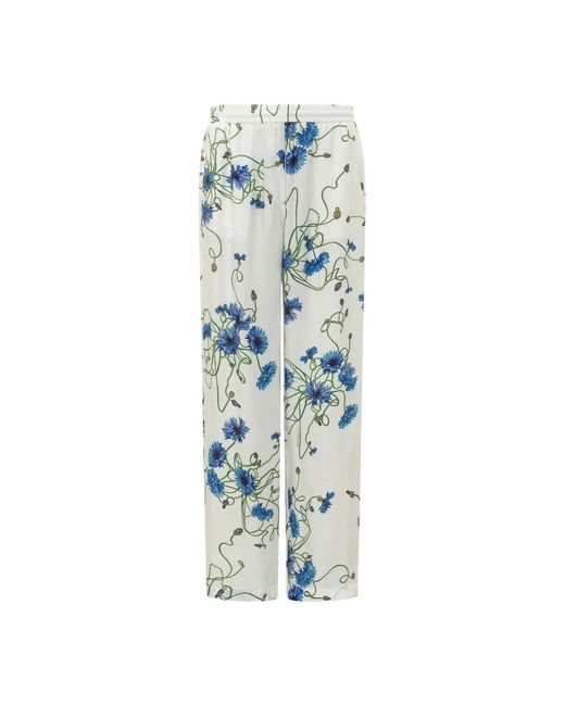Stella McCartney Blue Wide Trousers