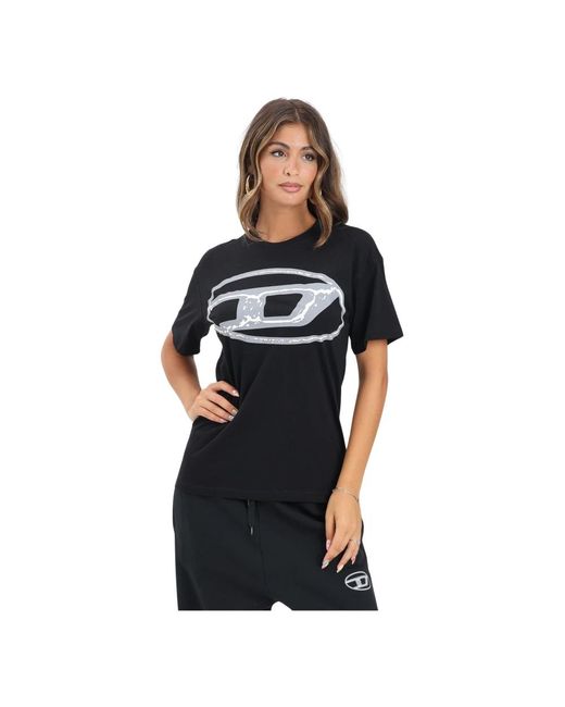 T-Shirts DIESEL en coloris Black