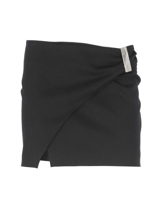 The Attico Short Skirts in het Black