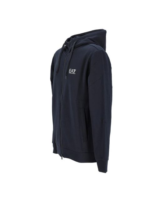 EA7 Zip-Throughs in het Blue voor heren