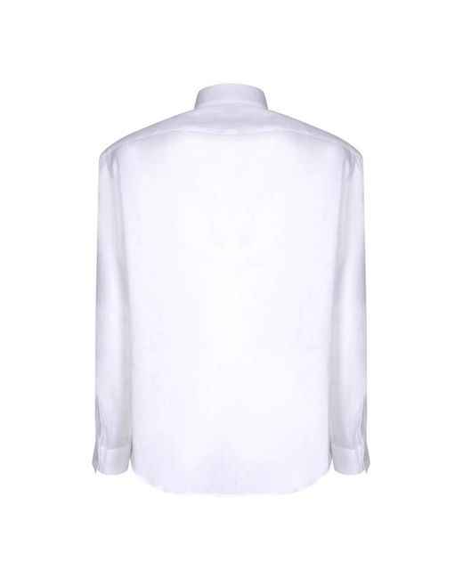 Dell'Oglio White Formal Shirts for men