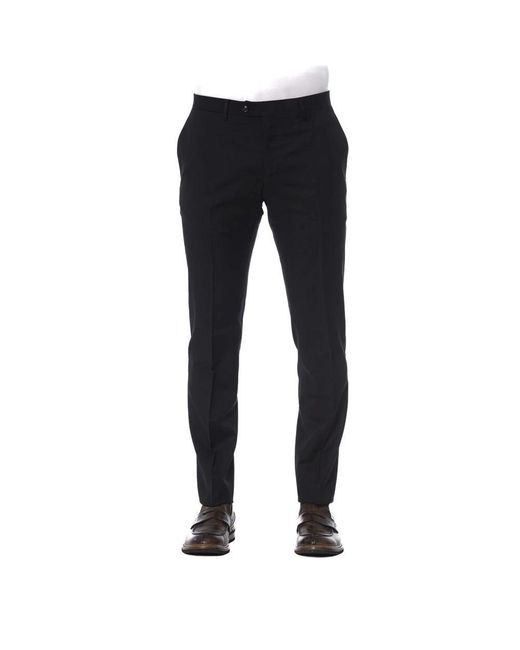 Trussardi Black Suit Trousers for men