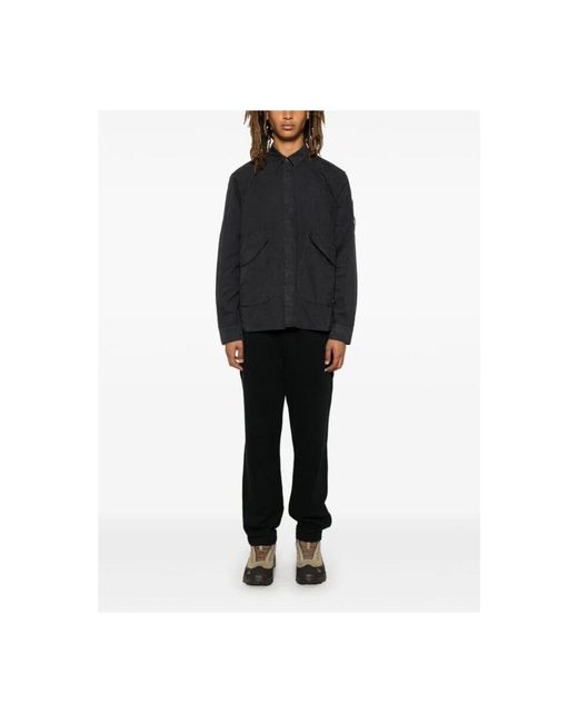 Light Jackets di C P Company in Black da Uomo