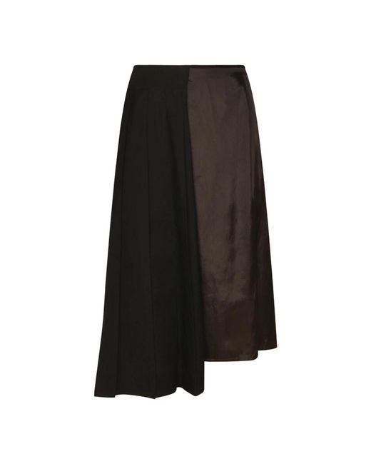 Maison Margiela Black Midi Skirts