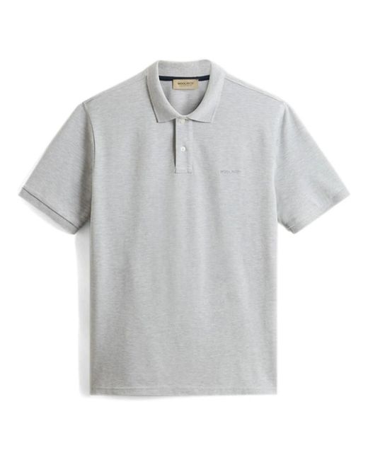 Woolrich Gray Polo Shirts for men