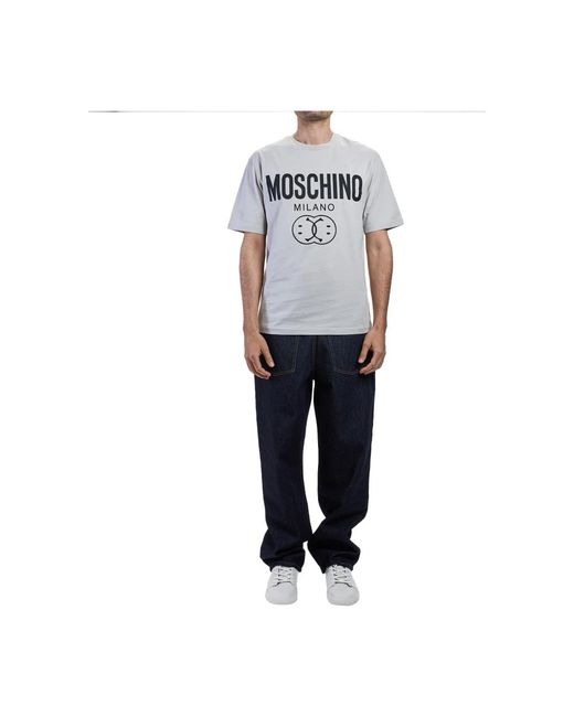 Moschino White T-Shirts for men