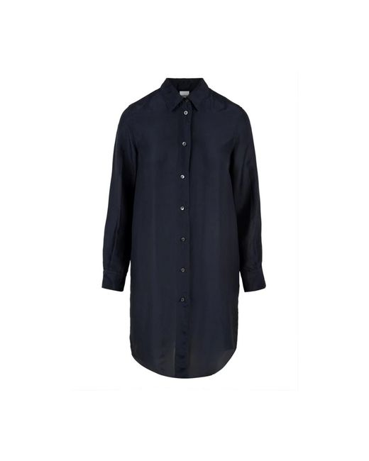 Aspesi Blue Shirt Dresses