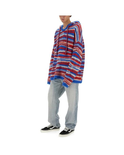 ERL Blue Hoodies for men