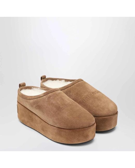 Balenciaga Brown Mules