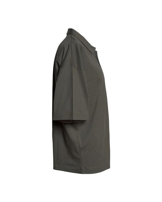 Paolo Pecora Gray Polo Shirts for men