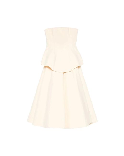 Solace London Natural Midi Dresses