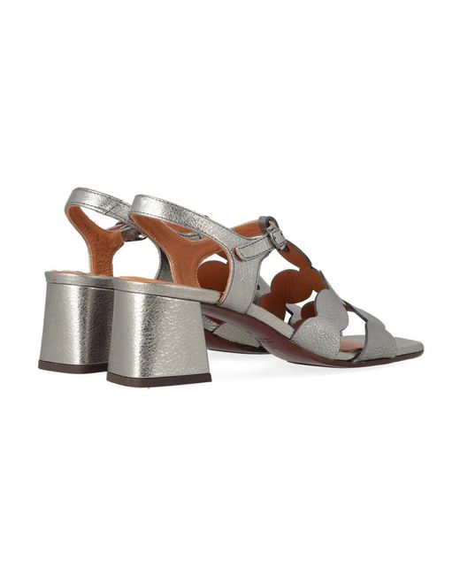 Chie Mihara Metallic High Heel Sandals
