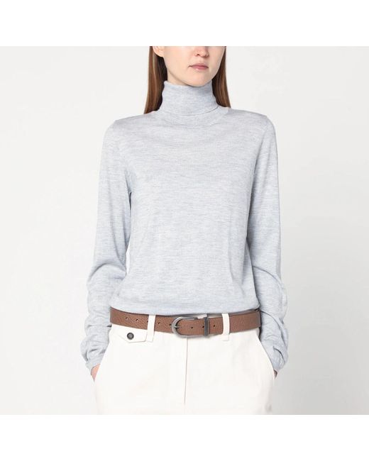 Brunello Cucinelli Turtlenecks in het Gray