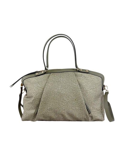 Borbonese Green Frame Bauletto Medium